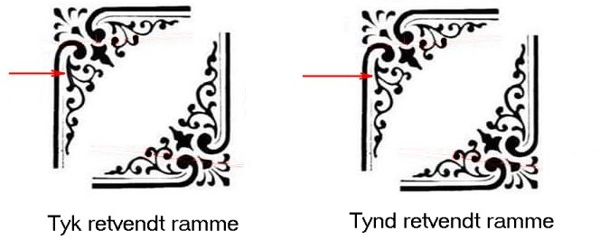 tykke eller tynde rammer