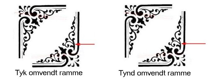 tykke eller tynde rammer